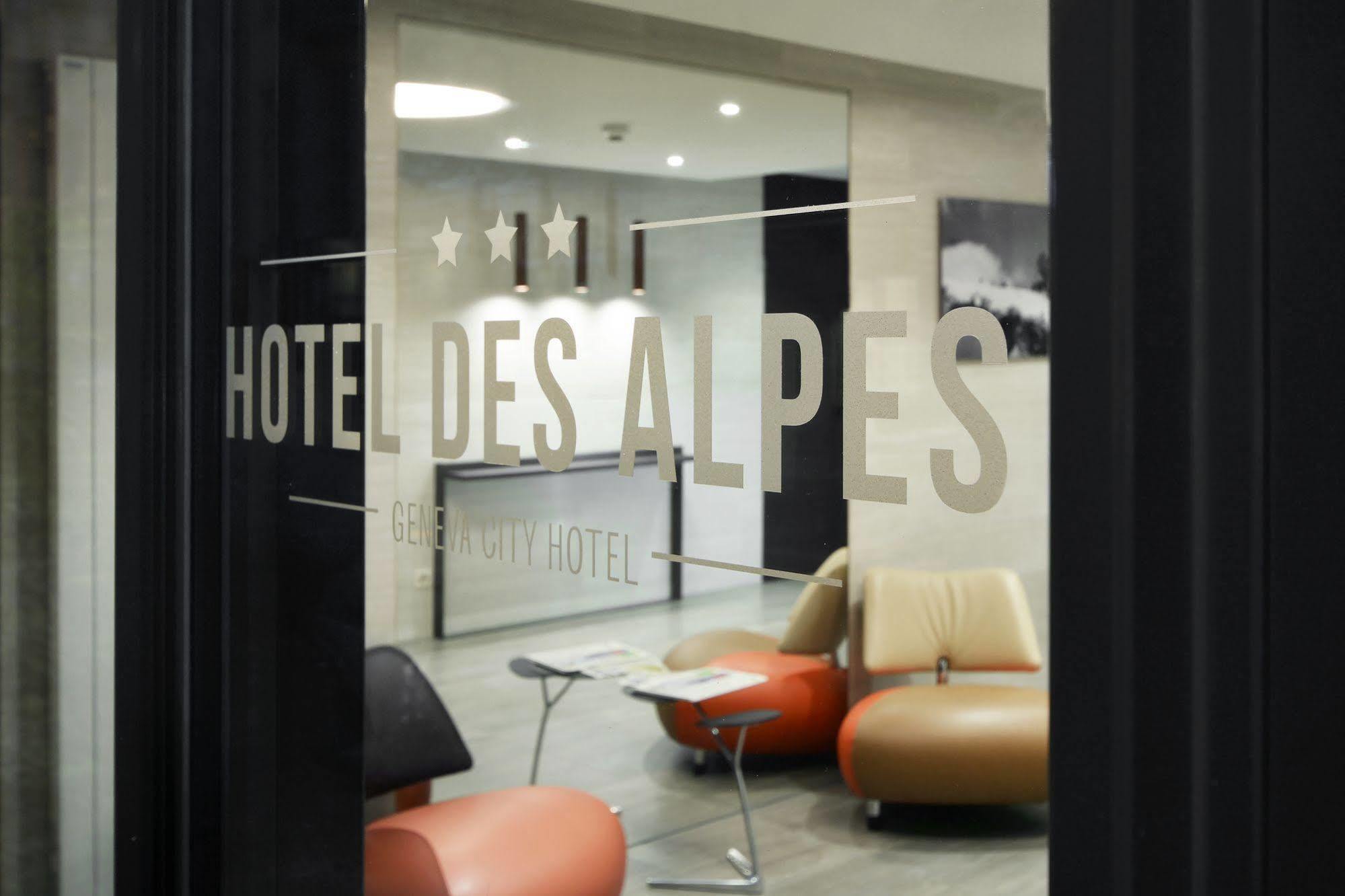 Hotel Des Alpes Genf Exterior foto