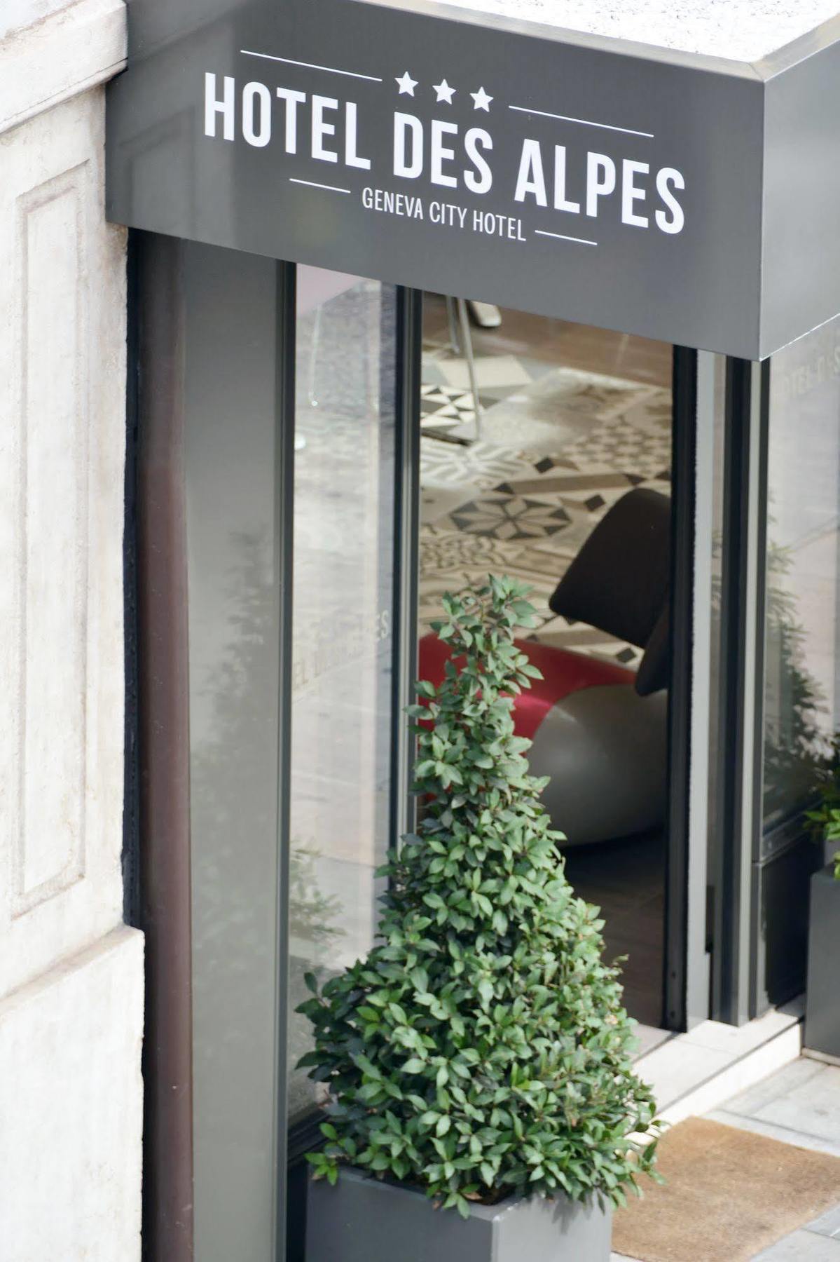 Hotel Des Alpes Genf Exterior foto